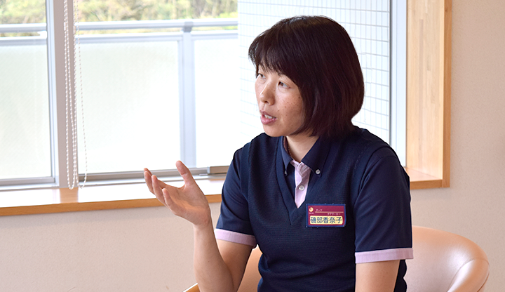 磯部　香奈子　様 医療法人社団　輝生会　船橋市立リハビリテーション病院　 教育研修部　ナース・ケアワーカー部門チーフ　ケアワーカー